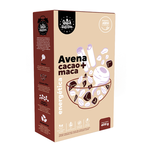 AVENA CON CACAO + MACA QUICK NUTRITION