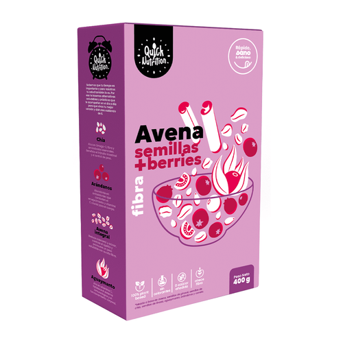 AVENA SEMILLAS + BERRIES QUICK NUTRITION
