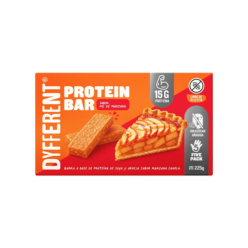 PROTEIN BAR PIE DE MANZANA DYFFERENT