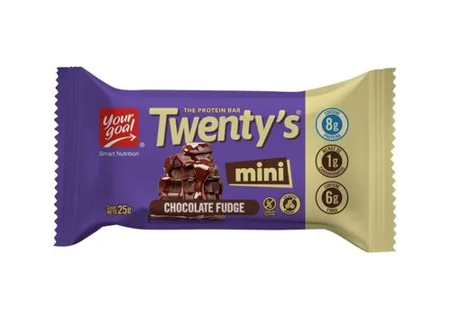 MINI TWENTY´S BARRA DE CHOCOLATE FUDGE