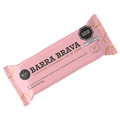 AMARU BARRA BRAVA CHOCOLATE ALMENDRAS