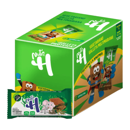 GALLETAS DE CHOCOLATE CON SPIRULINA NUTRI H