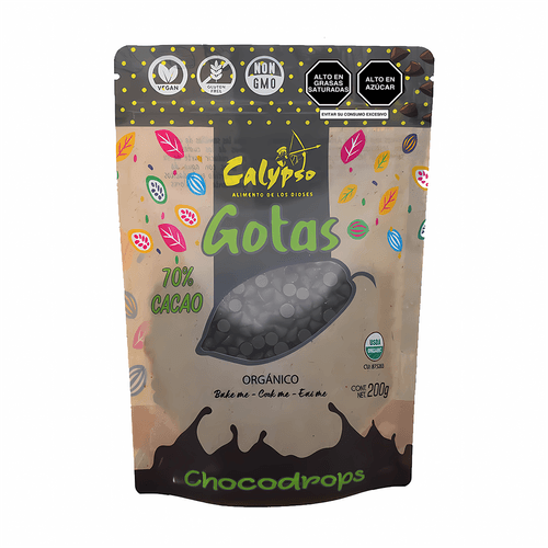 CALYPSO MONEDAS DE CHOCOLATE 85% CACAO CON AZUCAR DE COCO