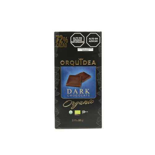 ORQUIDEA CHOCOLATE ORGANICO DARK 72%
