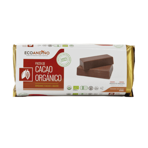 ECOANDINO PASTA DE CACAO ORGÁNICO