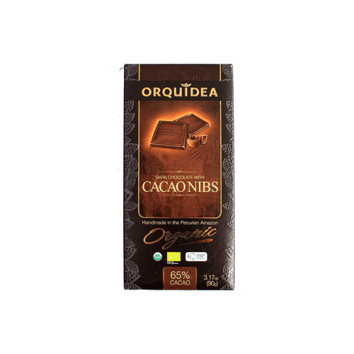ORQUIDEA CHOCOLATE DARK CACAO NIBS 65%