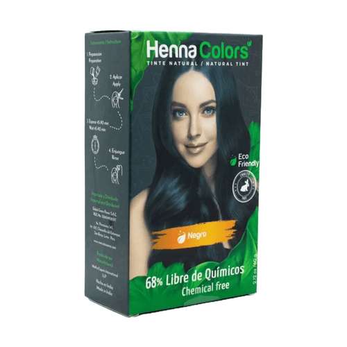 HENNA COLORS TINTE NEGRO