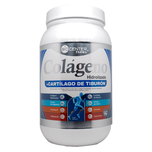 COLAGENO+CARTILAGO DE TIBURÓN+VITAMINAS+MINERALES 1Kg