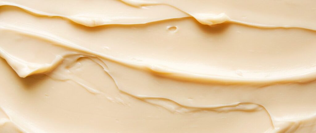 Textura de crema natural
